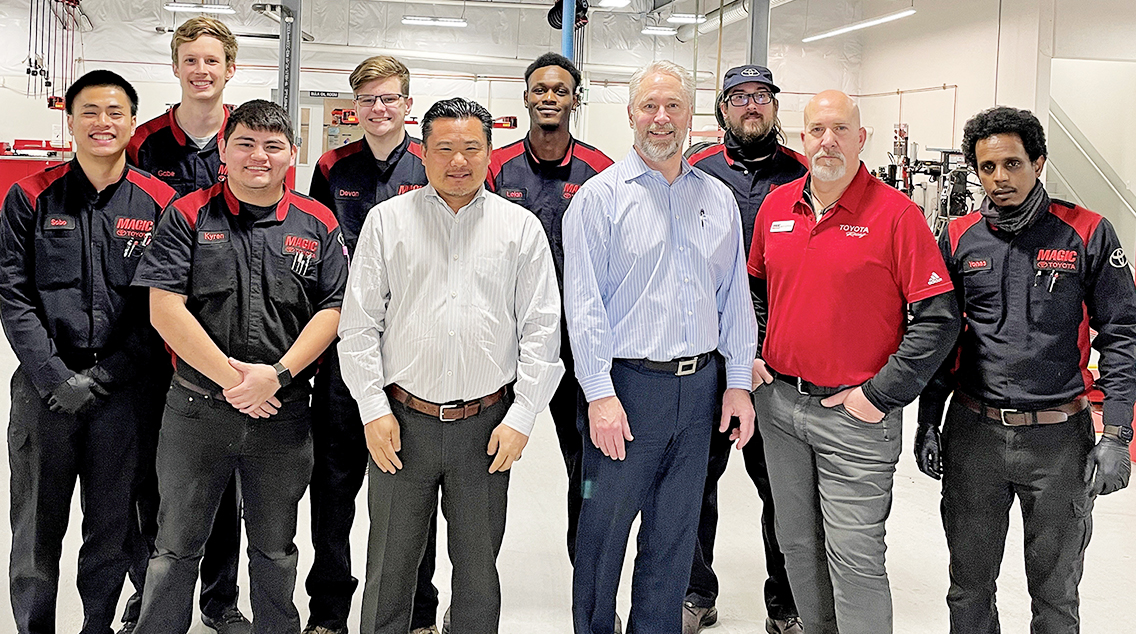 Magic Toyota hires professor, creates own school to solve mechanic