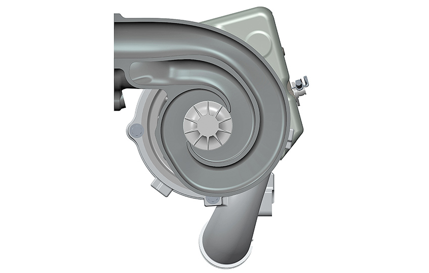 Inc.Dual Volute Turbocharger for Gasoline