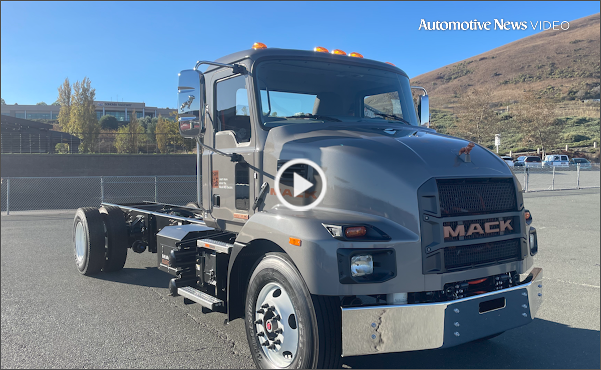 Automotive News Video: Mack medium-duty electric box truck Video from ...
