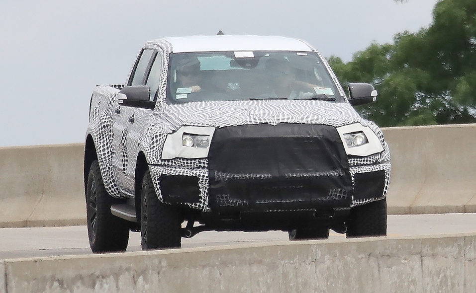 Ford Ranger Roptor Spy Ford hatching Ranger Raptor variant, spy photos show | Automotive News