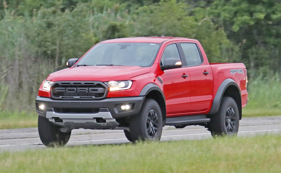 Ford Ranger Roptor Spy Ford Ranger Raptor spy photos