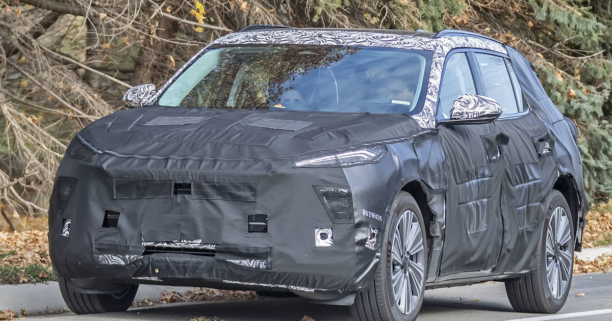 Buick Electra EV prototype captured spy photographers | Automotive News