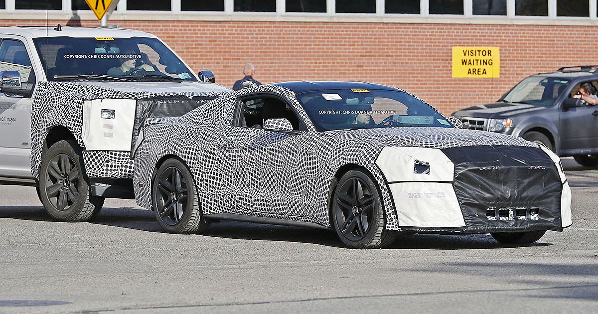 Ford Mustang, F-150 spy photos offer glimpses at midcycle updates ...