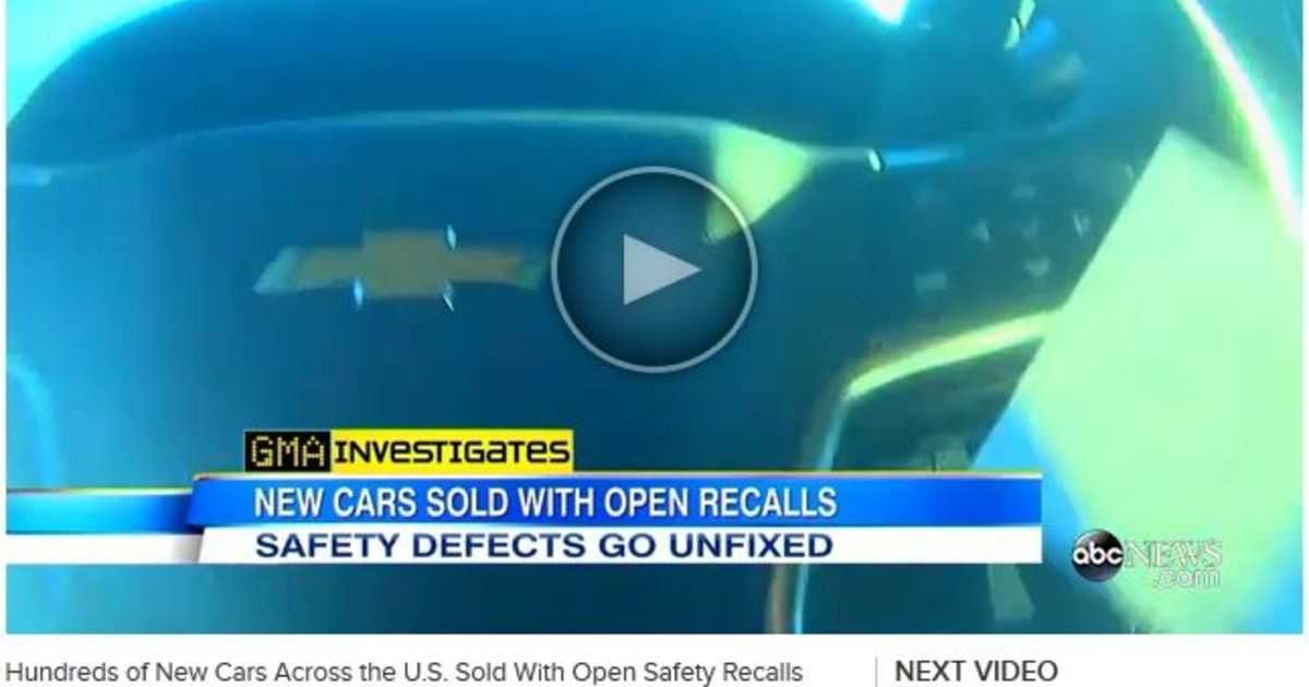 Dealers sold 'hundreds' of cars with open recalls, report says Automotive News