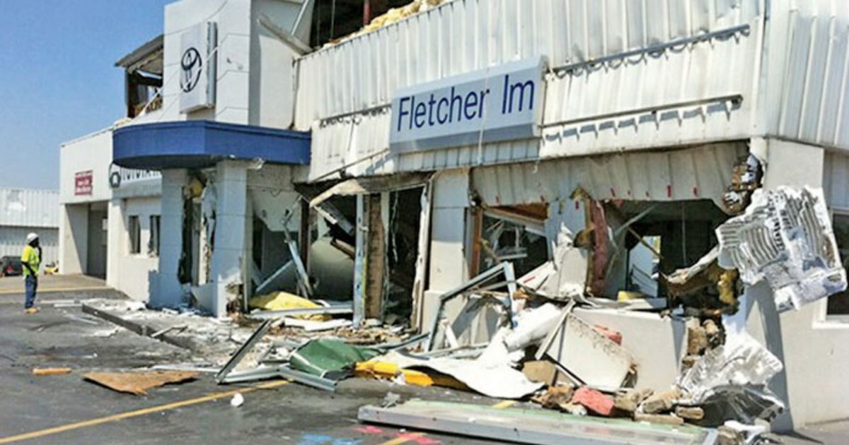 After a tornado destroyed 2 of Fletcher Auto Group's stores, dealership