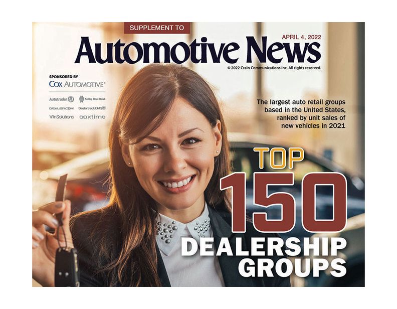 Megadeals shake up Automotive News' 2022 list of the top 150 dealership