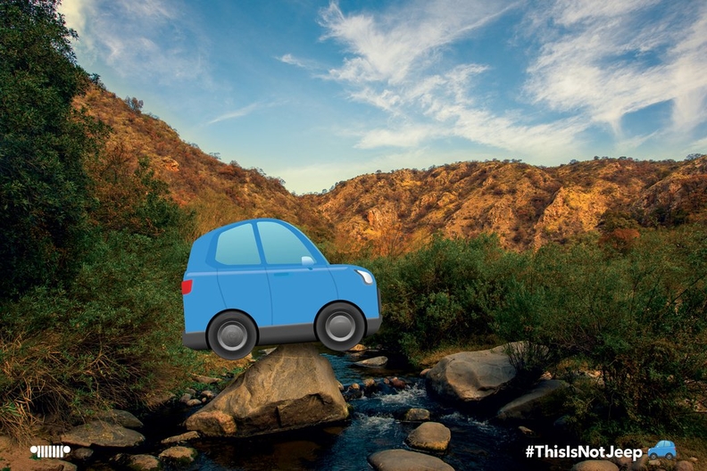 Jeep, liberated from Apple emoji, celebrates with new campaign