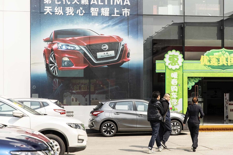 Nissan sales drop 12 to start year Automotive News