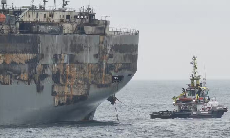 Investigations begin into fire on car carrying ship | Automotive News