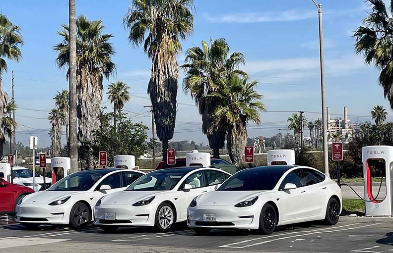EV sales start to fall in California, an industry bellwether