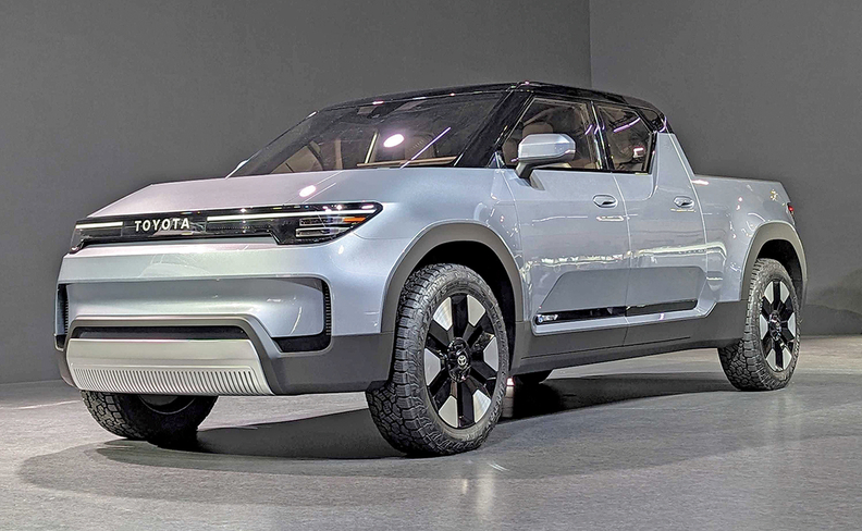 Compact Toyota pickup EV concept aimed at Ford Maverick | Automotive News