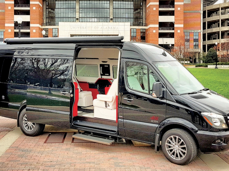 Nick Saban�s MercedesBenz Sprinter is ultimate Alabama