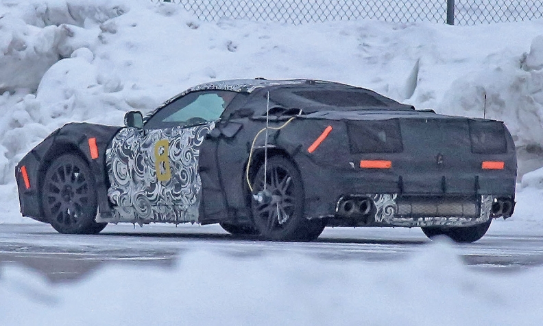 Corvette Mid Engine Rear View Best look yet at midengine Chevy Corvette | Automotive News
